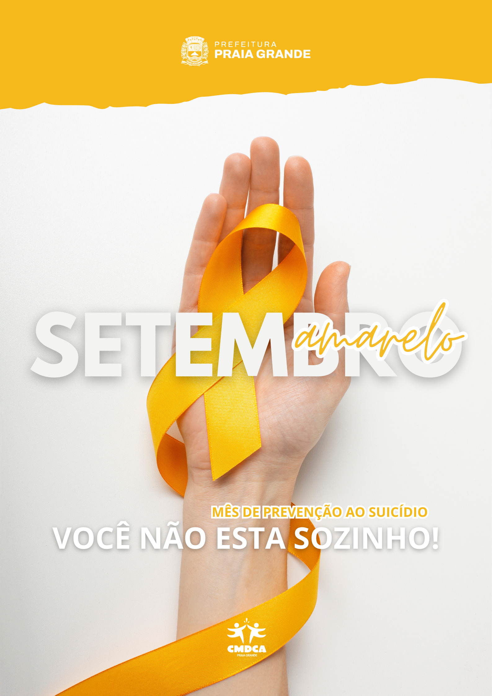 Flyer de campanha Novembro Azul do CMDCA