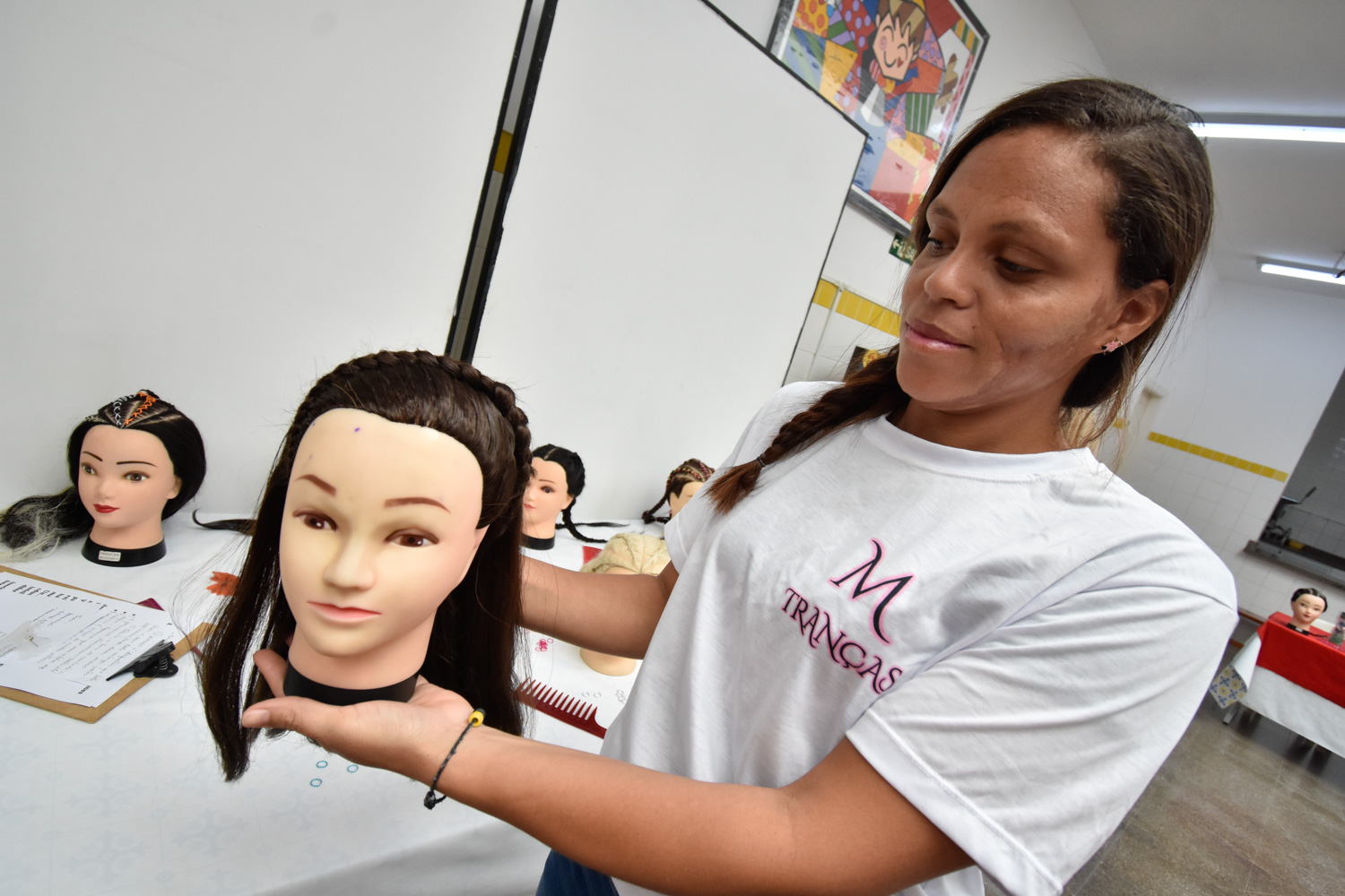 Realização do curso acontece  por meio de parceria com voluntários na rede de atendimento social da Cidade. Fotos Amauri Pinilha/Prefeitura de Praia Grande