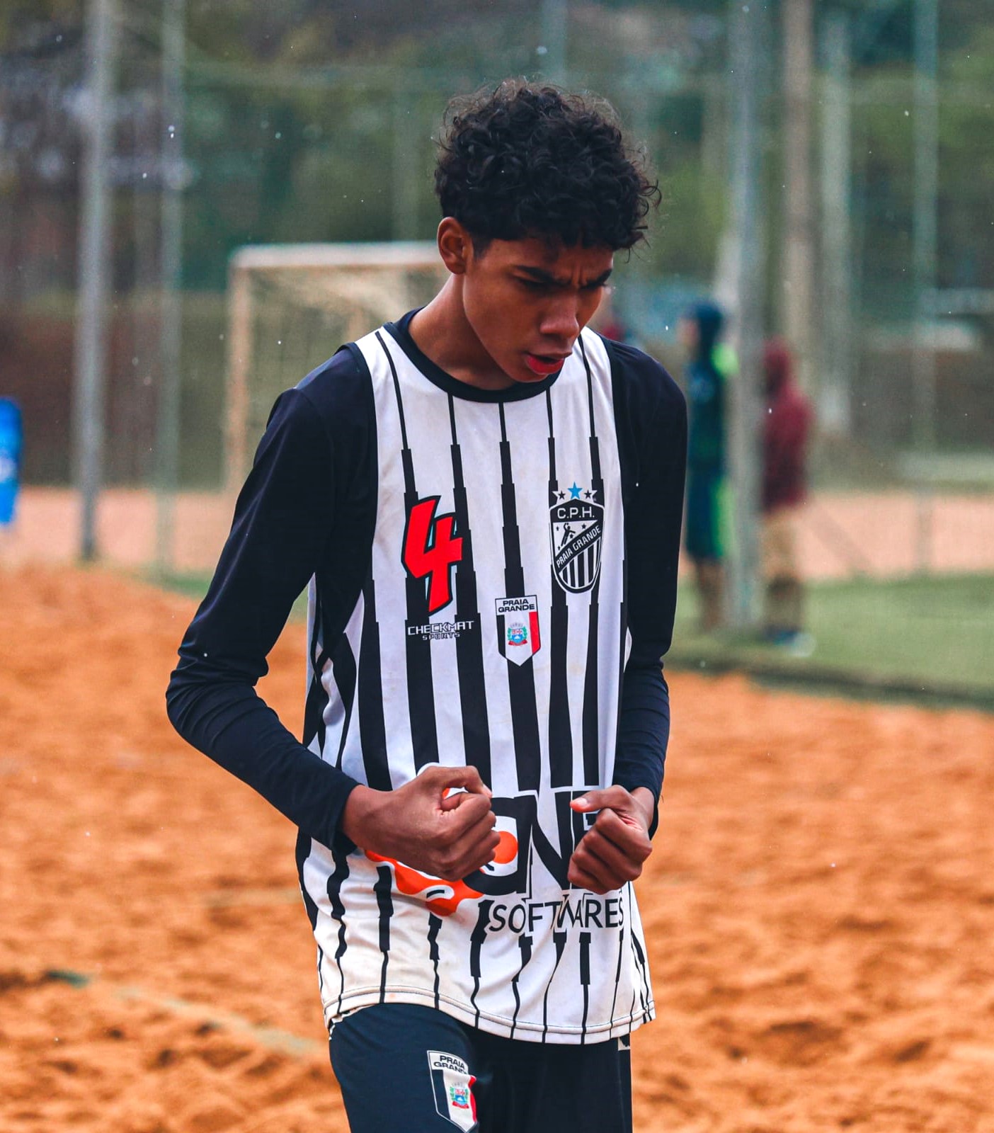 Na imagem, o defensor Kaike Garcia Silveira. Foto Acervo pessoal