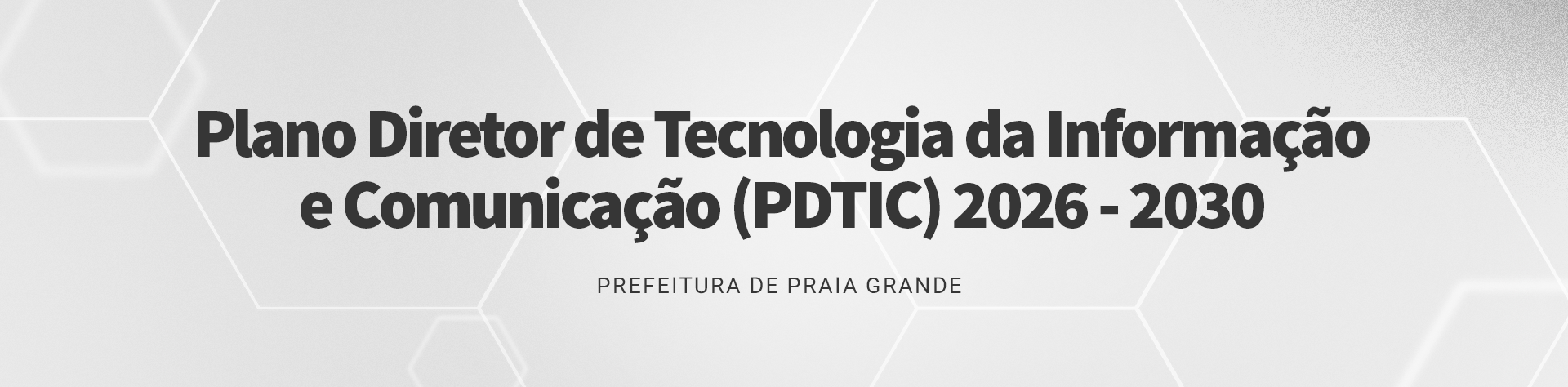 Banner da página