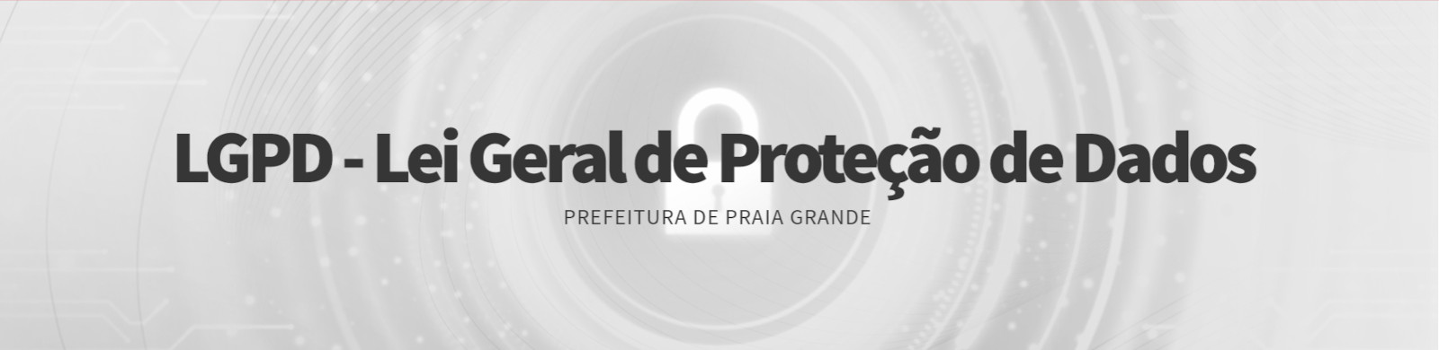 Banner da página